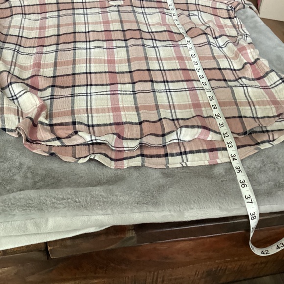 NWT French Dressing pink plaid tunic size XL - Picture 8 of 10